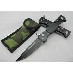 AK steel handle automatic knife UD05041